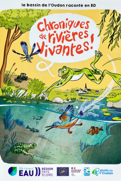 « Chroniques de rivières vivantes » : Le Syndicat du bassin de l’Oudon raconté en BD
